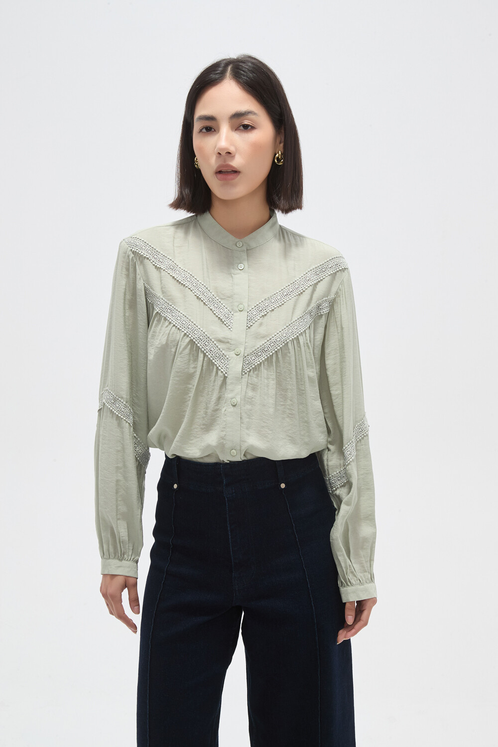 Blusa Maroth Verde Azulado