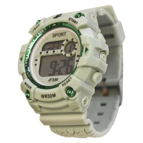 Reloj Deportivo Unisex de Pulsera Waterproof Pantalla Luz Verde
