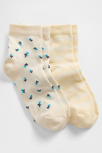Medias Pack X2 Mujer Floral Mix Print