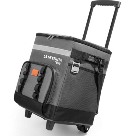 Conservadora Térmica 35l La Neverita Heladerita Carro Gris