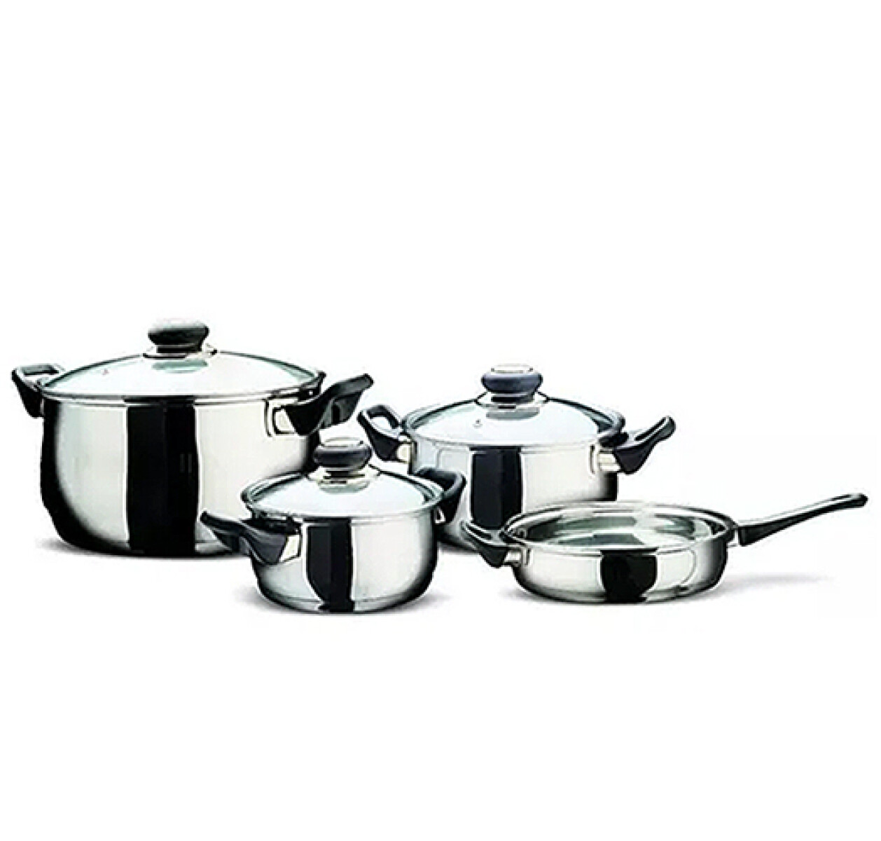 BATERIA COCINA KASSEL 7 Pzas A.Inox -76410- - N/A 