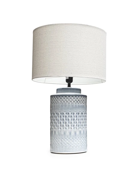 LAMPARA PORCELANA D38x61CM DISEÑO GRIS LAMPARA PORCELANA D38x61CM DISEÑO GRIS