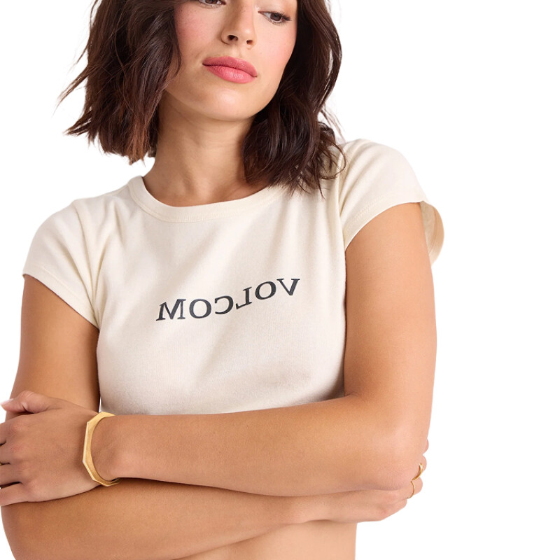 Remera Volcom Flip Side 1991 Mid Tee - Blanco Remera Volcom Flip Side 1991 Mid Tee - Blanco
