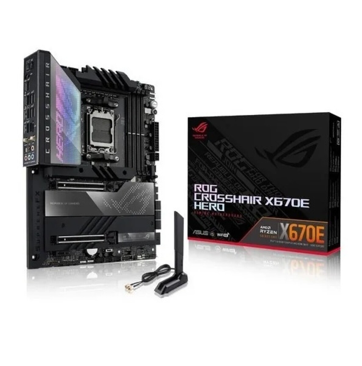 Mother Asus Rog Crosshair X670E Hero Wifi 6E AM5 