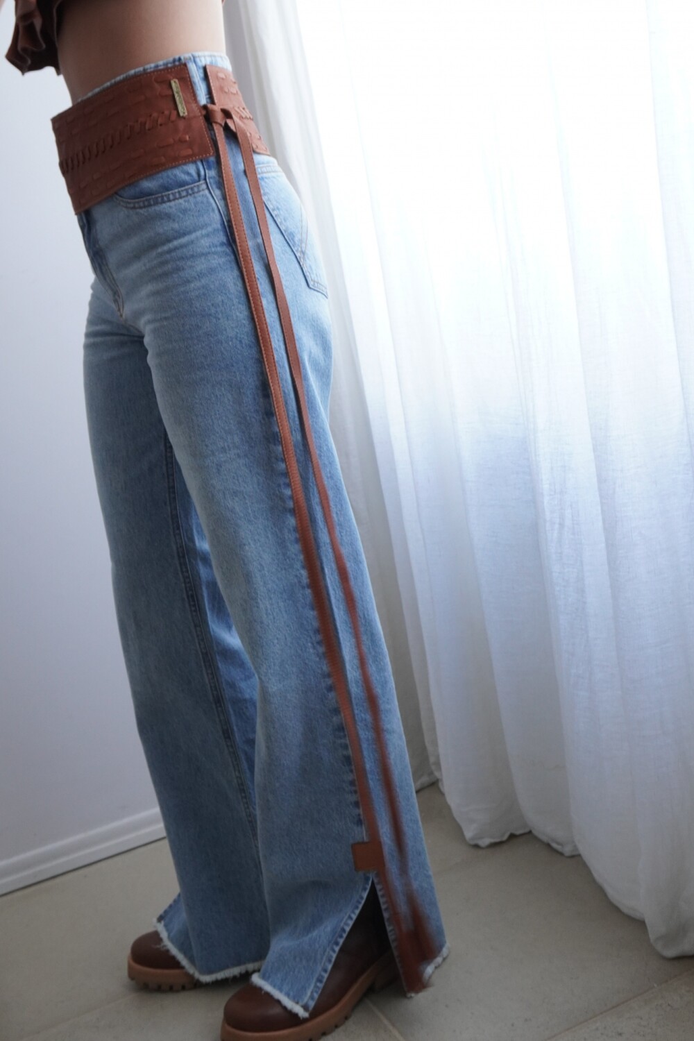 Back To The Roots Belt Camel