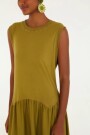 VESTIDO MAXI REGATA Verde