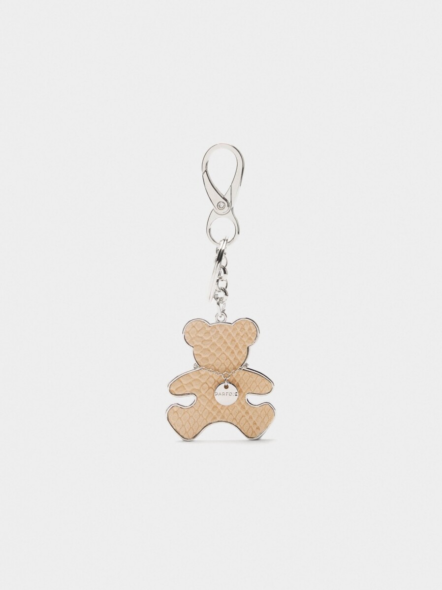 Llavero Charm Oso - rosa 