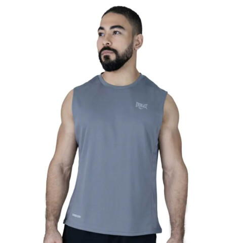 TANK MEN POLY EVERLAST BORDER GY GY