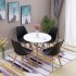 Silla de Comedor Nórdica Estilo Eames de Madera Acolchonada Color Negro x4 Unidades Silla de Comedor Nórdica Estilo Eames de Madera Acolchonada Color Negro x4 Unidades