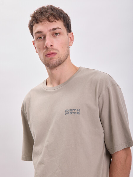 Remera oversize estampada Verde