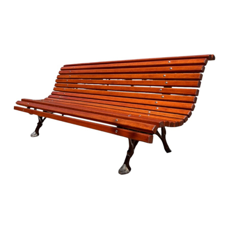 Banco De Plaza Clásico Fundición Y Madera Banco De Plaza Clásico Fundición Y Madera