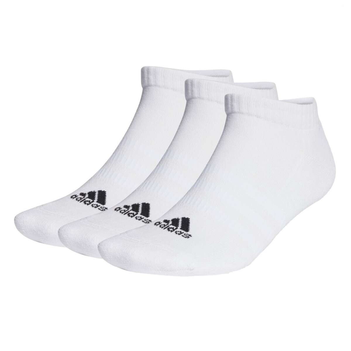 Medias Classic Cushioned Bajo 3-Pack Unisex - blanco 