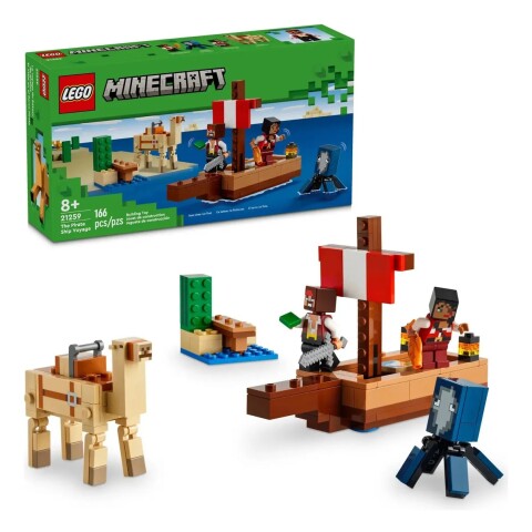 Lego Minecraft El Viaje En El Barco Pirata Lego Minecraft El Viaje En El Barco Pirata