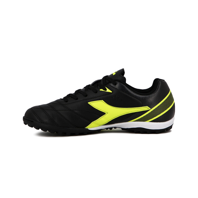 Diadora Futbol Tifosi TF Junior - Negro-Amarillo Fluor Negro-Amarillo Fluo