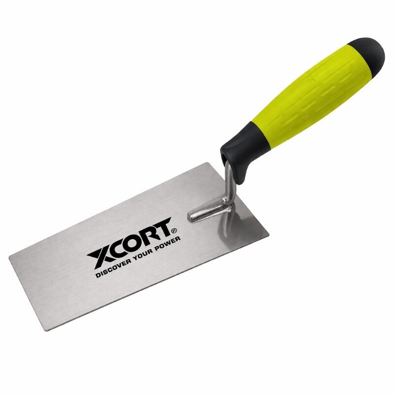 XCORT CUCHARA DE ALBAÑIL RECTA MANGO TPR+PP - 180MM Xcort Cuchara De Albañil Recta Mango Tpr+pp - 180mm