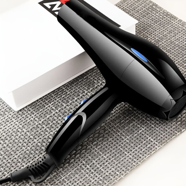 Secador Pelo 5000W Boquilla Profesional 3 Velocidades 3 Temp Variante Color Negro