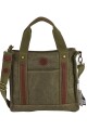 Cartera morral de lona Verde