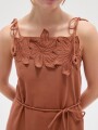 Vestido Vesal Tostado
