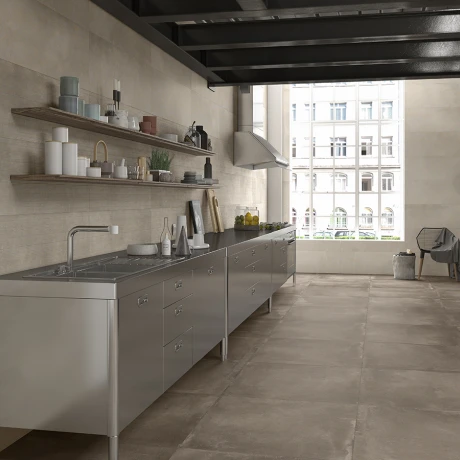 Porcelanato Beige Rustico Mate Rectificado 75X75Cm Piso Pared GAMAS DE BEIGE