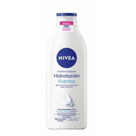 NIVEA BODY HIDRATACION EXPRESS 400 ML - crema corporal hidratante 5 en 1 blanca NIVEA BODY HIDRATACION EXPRESS 400 ML - crema corporal hidratante 5 en 1 blanca