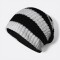 Gorro Beanie Urban Comfort Abrigo Blanco Negro