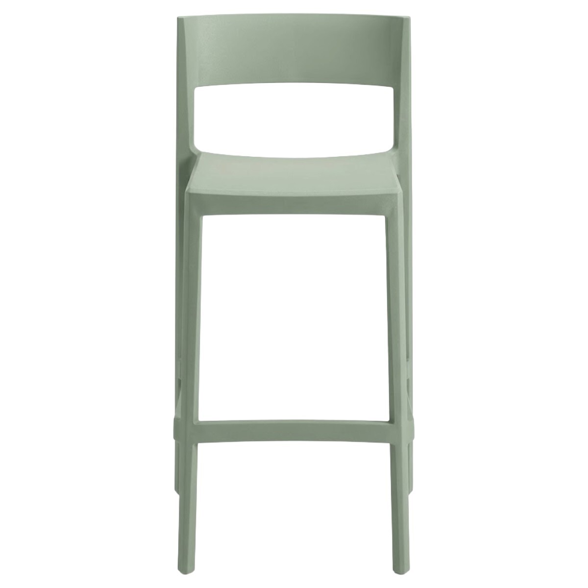 SILLA BAR PLAST VERDE 