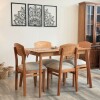 Juego de Comedor Nórdico con 4 sillas Nórdicas Juego de Comedor Nórdico con 4 sillas Nórdicas