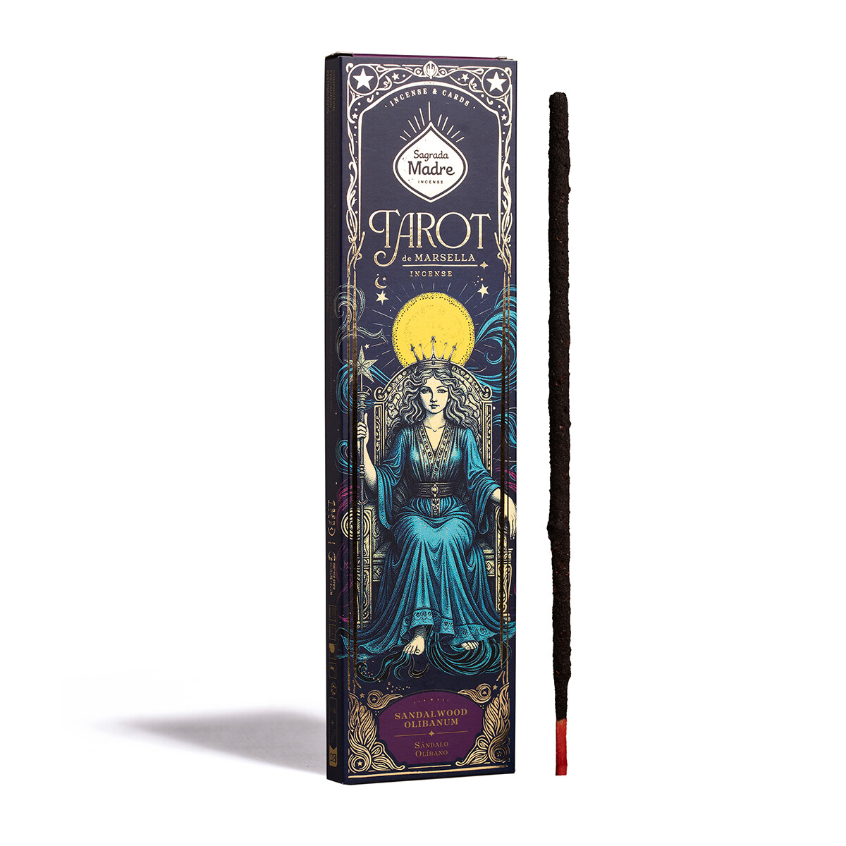 INCIENSO TAROT MARSELLA SAGRADA MADRE X6 - Sandalo/olibano 