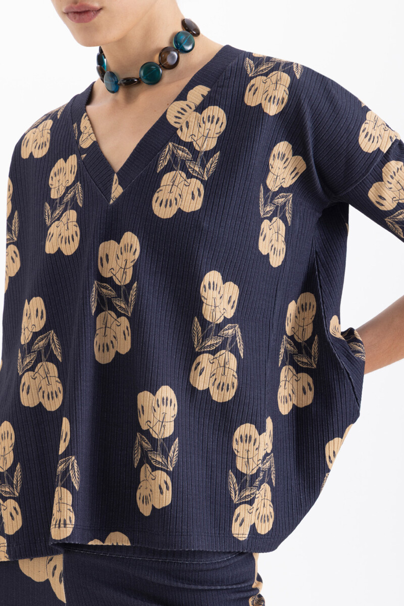 REMERA KIRAZ Azul Marino