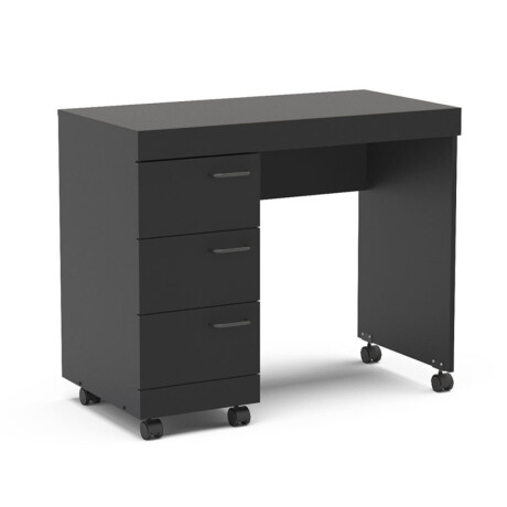 ESCRITORIO OSAKA CON 3 CAJONES COLOR NEGRO NEGRO