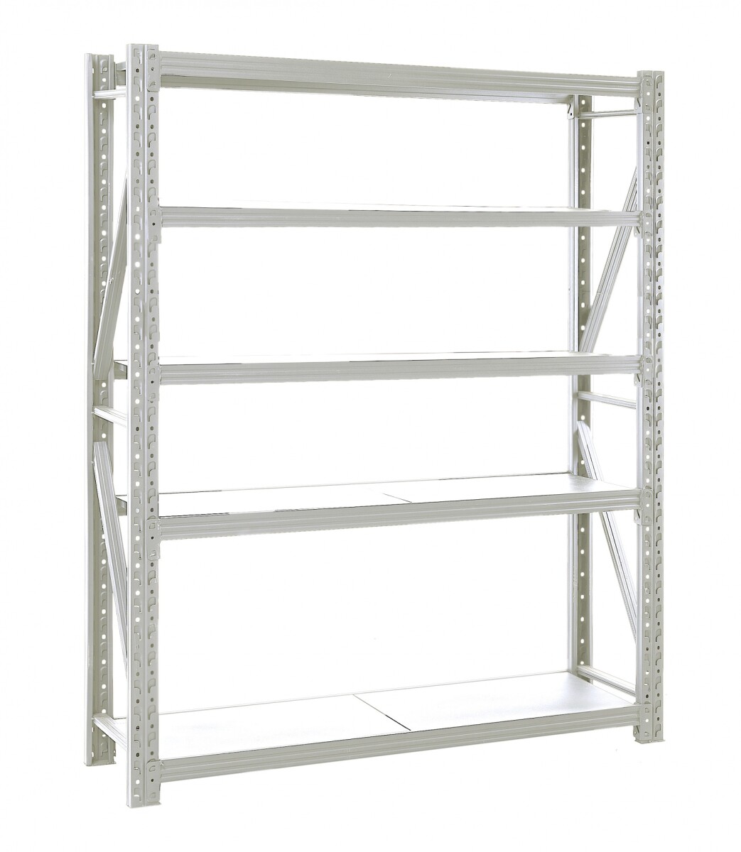 Estantería Metálica Easy Gris 2.0 X 1.5 X 0.6 M (5 Estantes 