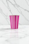 Vaso polipapel 8 oz FUCSIA LINES