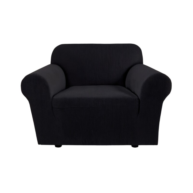 Funda cubre sofá elástica 1 cuerpo NEGRO