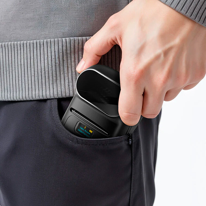 Mini impresora etiquetadora térmica portátil M110 negro