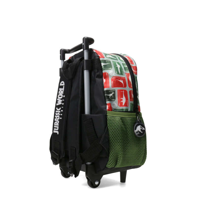 Mochila Jurassic World Defend Territory C/Carro Negro - Verde