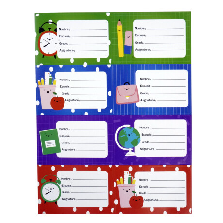 ETIQUETA CUADERNO 5PLANCHAS ETIQUETA CUADERNO 5PLANCHAS