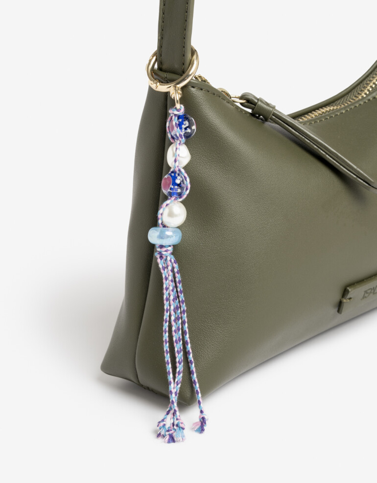 Llavero Cordón Llavero Y Bag Charm Beads Con Cordón - Combinacion Bicolor