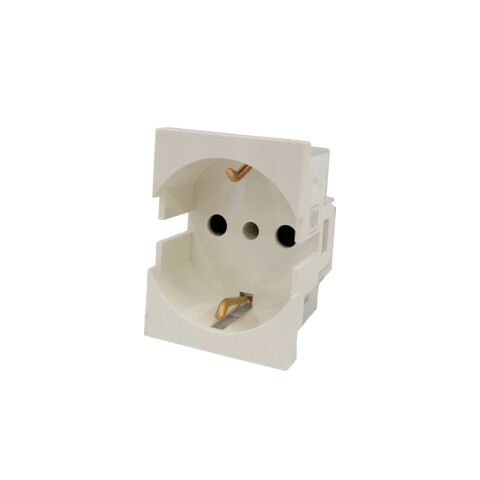 Módulo t/cte schuko 16A 250V bianco reale Silight SK3132
