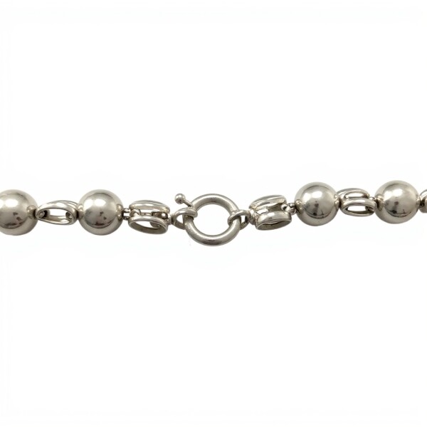 Cadena Bolitas-Plata 925-Sin Piedra-CD3356 sinpiedra