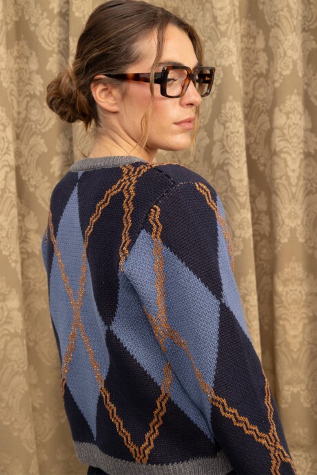 Cardigan Margot Azul
