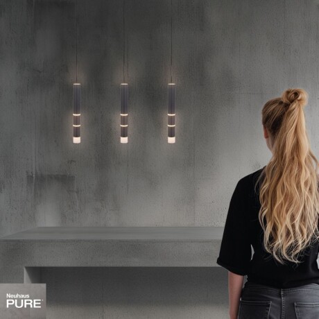 Colgante led rotativo tubular triple 7 posiciones de luz 3000K 30W Colgante led rotativo tubular triple 7 posiciones de luz 3000K 30W