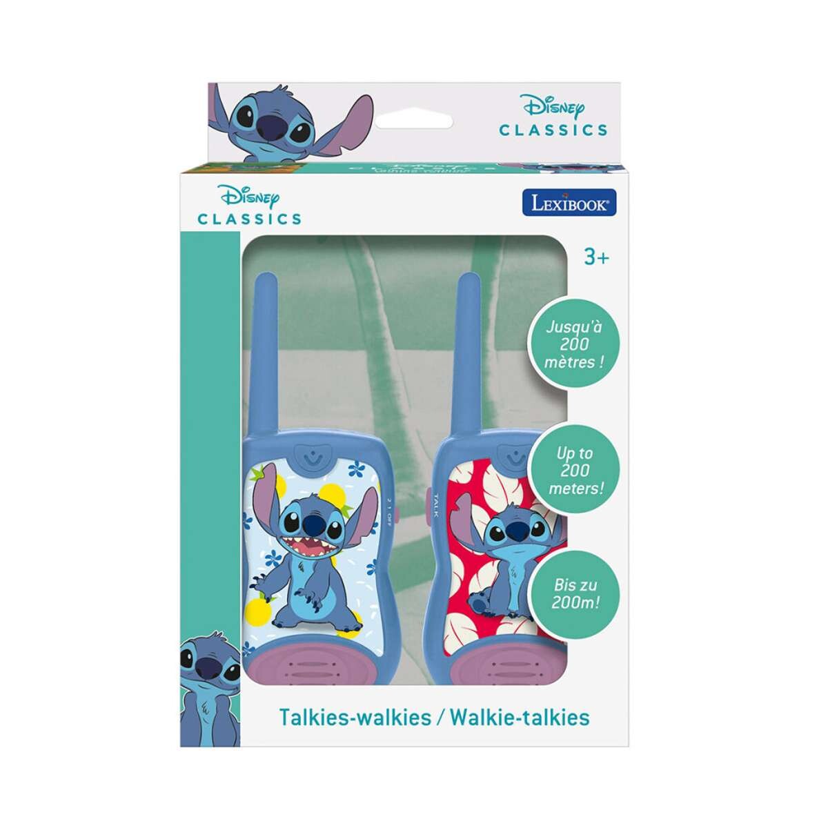 Pack X 2 Walkie-Talkie Infantiles Lexibook - Stitch 