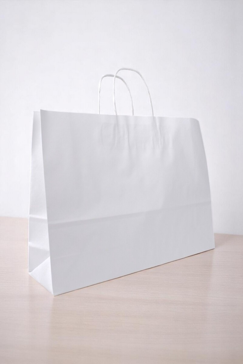 Bolsa lisa luna 43x12x32 cm - BLANCO 