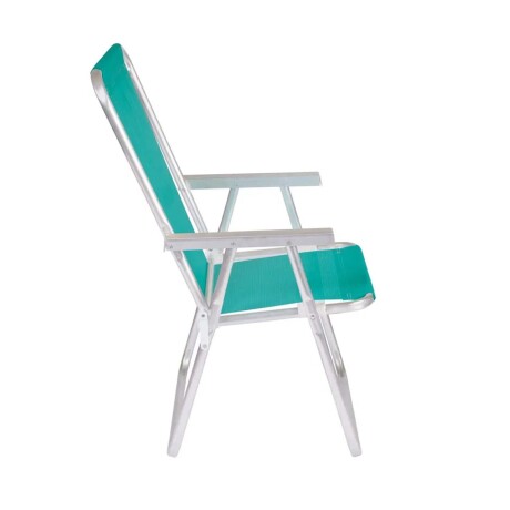 Reposera Silla Alta Plegable en Aluminio Conforto Total Mor Verde