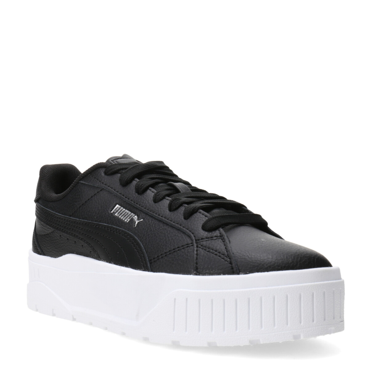 Championes de Mujer Puma Karmen II Leather - Negro - Blanco 