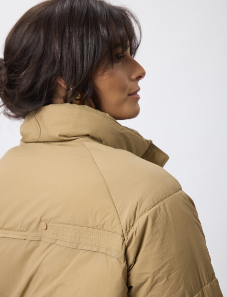 Campera nylon Bravela caqui