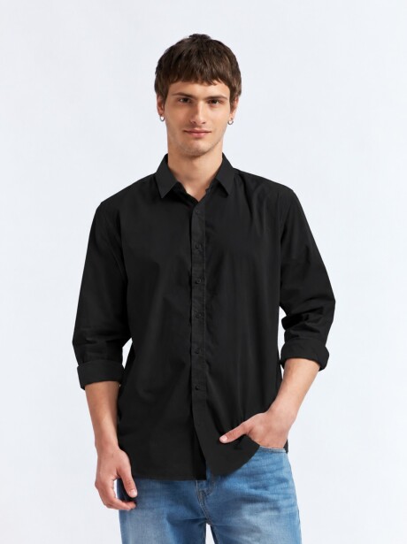CAMISA NIAS NEGRO