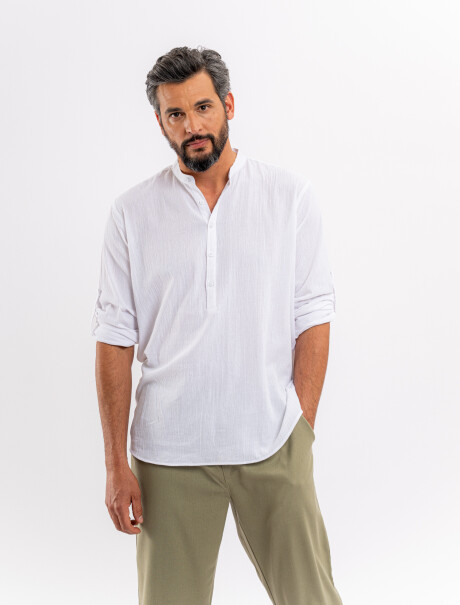 Camisola bambula blanco