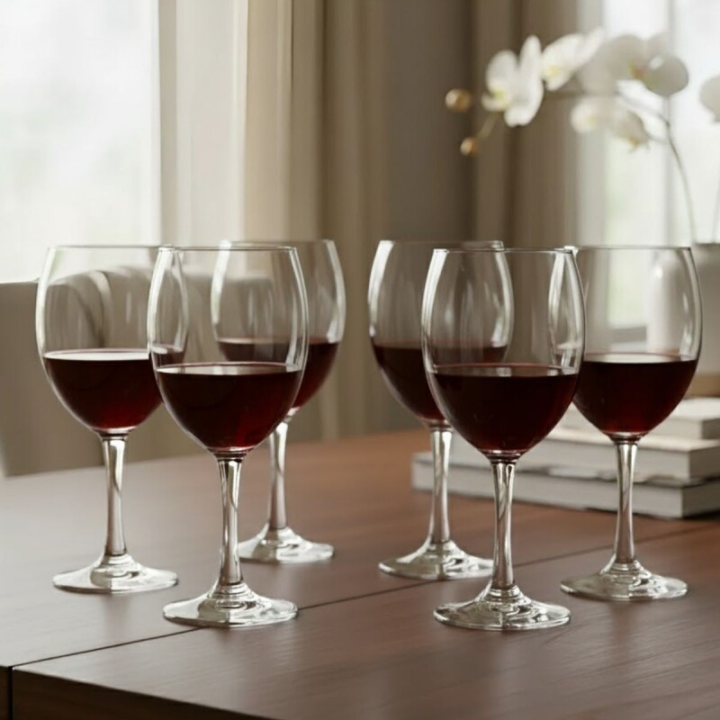 Set x6 copa de vino 465cc TRANSPARENTE