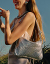 City Cartera Formato City - Plateado Niquel